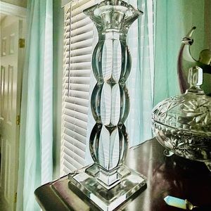 Vintage Crystal candle holder